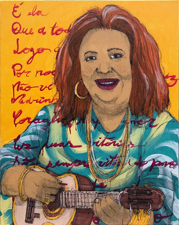 A bênção, madrinha do samba 2019 Técnica mista sobre canvas 61cm x 76cm (1) A bênção, madrinha do samba 2019 Técnica mista sobre canvas 61cm x 76cm (1)