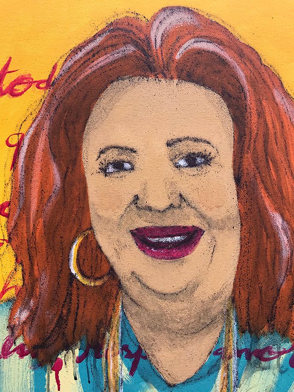 A bênção, madrinha do samba 2019 Técnica mista sobre canvas 61cm x 76cm (2) A bênção, madrinha do samba 2019 Técnica mista sobre canvas 61cm x 76cm (2)