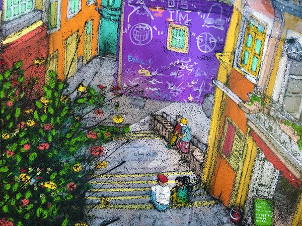 A bola do mundo 2019 Técnica mista sobre canvas 130cm x 100cm (3) A bola do mundo 2019 Técnica mista sobre canvas 130cm x 100cm (3)