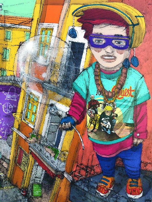 A bola do mundo 2019 Técnica mista sobre canvas 130cm x 100cm (5) A bola do mundo 2019 Técnica mista sobre canvas 130cm x 100cm (5)