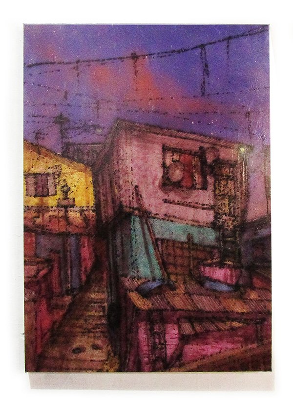 Alvorada - 2017 - Técnica mista sobre canvas - 55cm x 90cm Alvorada - 2017 - Técnica mista sobre canvas - 55cm x 90cm