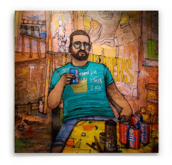 Ateliê 2019 Técnica mista sobre canvas 100cm x 100cm Ateliê 2019 Técnica mista sobre canvas 100cm x 100cm