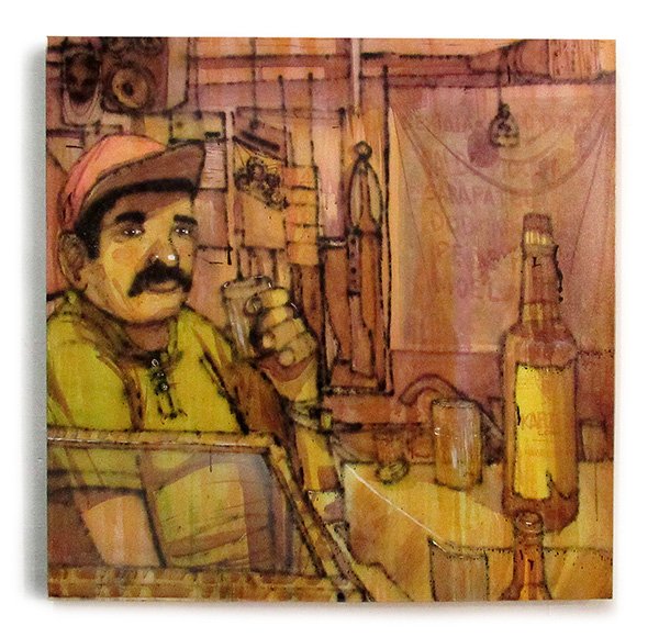 Buteco do Ceará - 2017 - Técnica mista sobre canvas - 100cm x 100cm Buteco do Ceará - 2017 - Técnica mista sobre canvas - 100cm x 100cm