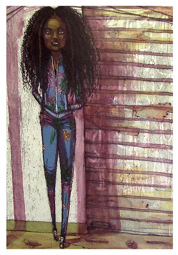 Esperando o bonde passar - 2016 - Técnica mista sobre canvas - 150cm x 200cm Esperando o bonde passar - 2016 - Técnica mista sobre canvas - 150cm x 200cm
