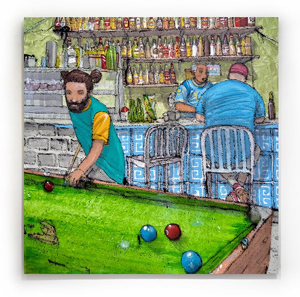 Heineken com Fofura 2019 Técnica mista sobre canvas 100cm x 100cm Heineken com Fofura 2019 Técnica mista sobre canvas 100cm x 100cm