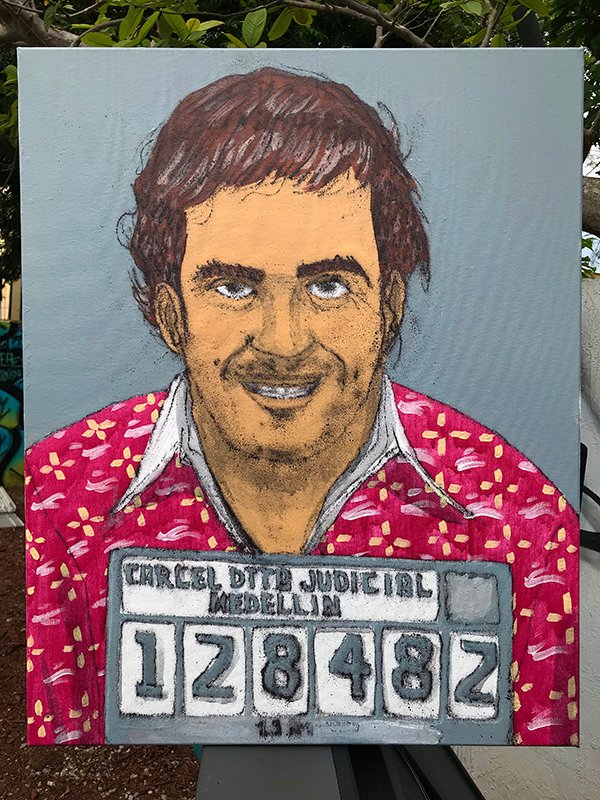 Meu amigo Pablito 2019 Técnica mista sobre canvas 60cm x 75cm (1) Meu amigo Pablito 2019 Técnica mista sobre canvas 60cm x 75cm (1)