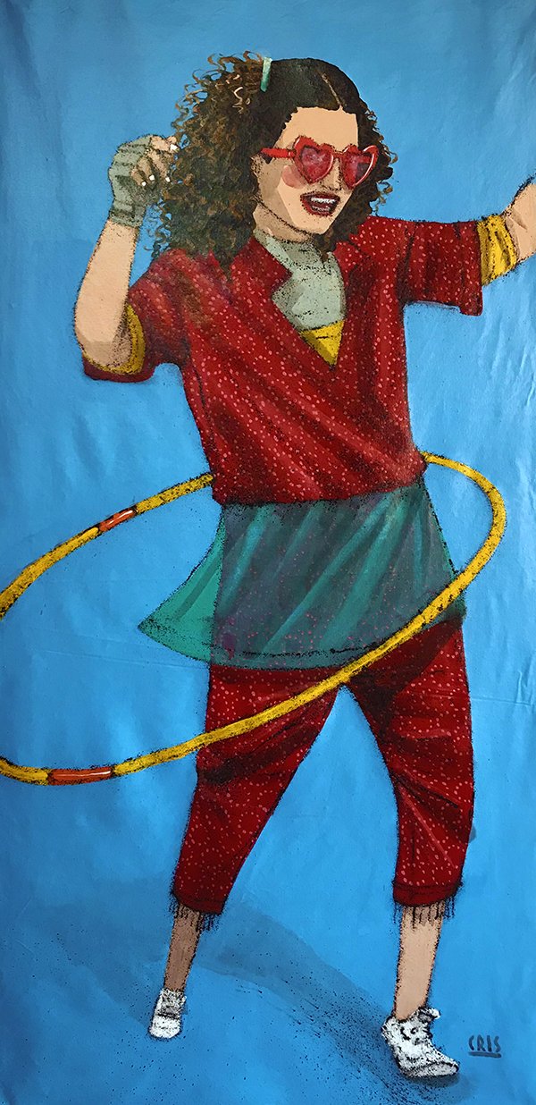 O mundo gira e ela brinca 2020 Técnica mista sobre canvas 70cm x 150cm (1) O mundo gira e ela brinca 2020 Técnica mista sobre canvas 70cm x 150cm (1)